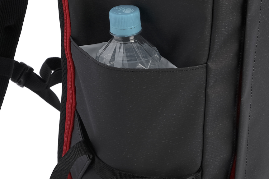 シールド30（ヘザーブラック/レッド）