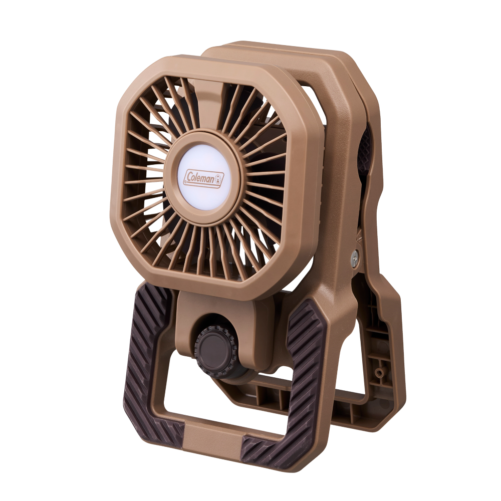 アウトドアクリップファンライト（ブラウン）
