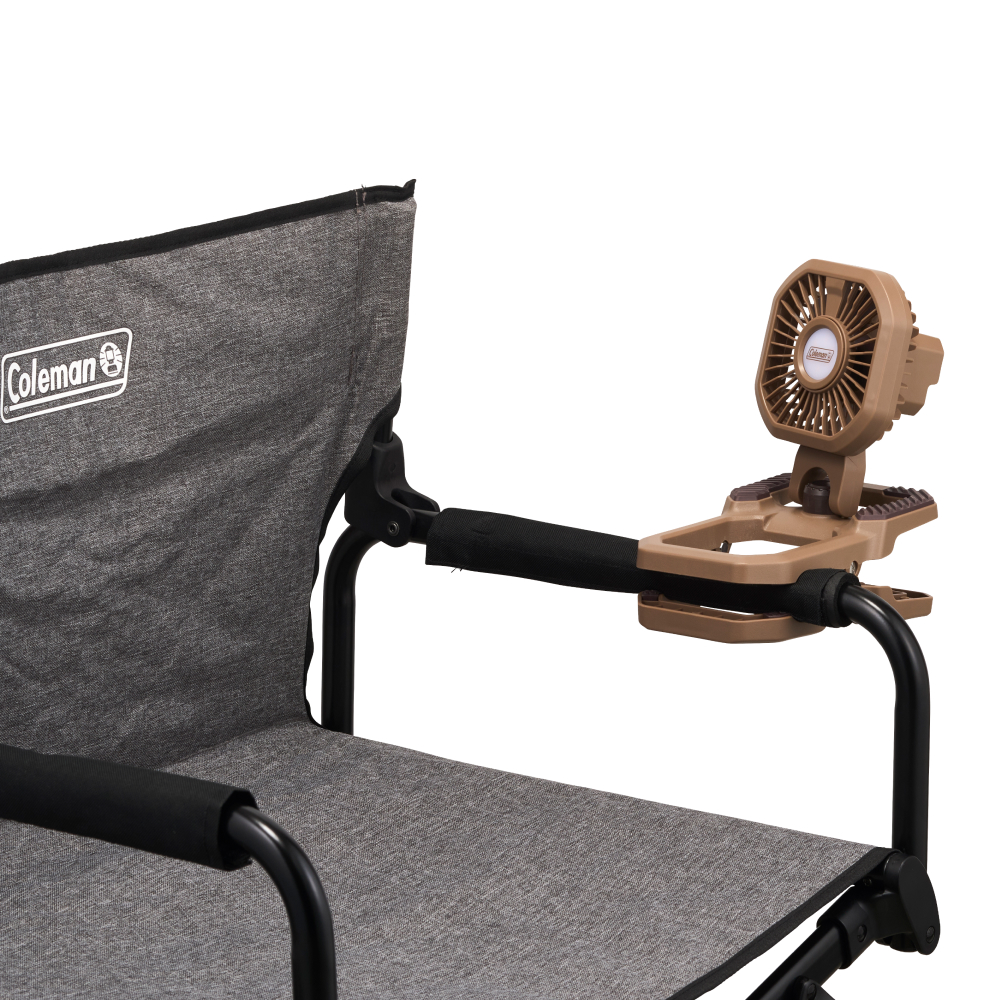 アウトドアクリップファンライト（ブラウン）