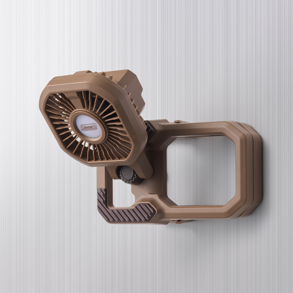 アウトドアクリップファンライト（ブラウン）