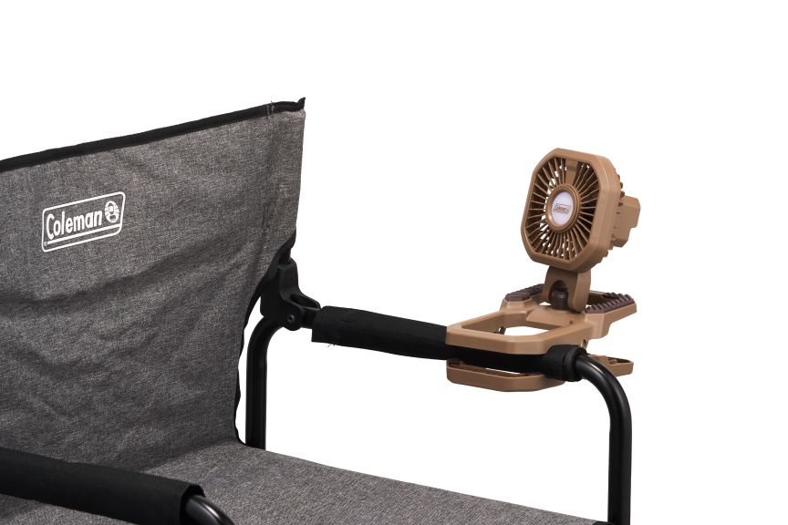 アウトドアクリップファンライト（ブラウン）