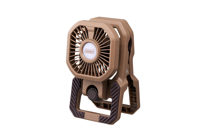 アウトドアクリップファンライト（ブラウン）