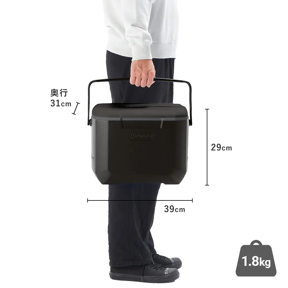 エクスカーションクーラー/16QT（ジェットブラック）