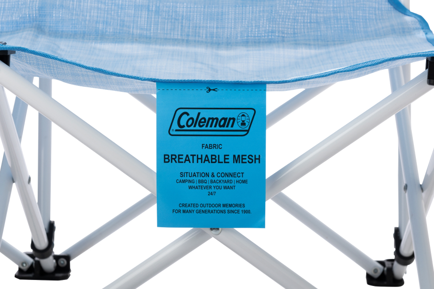 ファンチェアダブルメッシュ（クリスタルブルー）