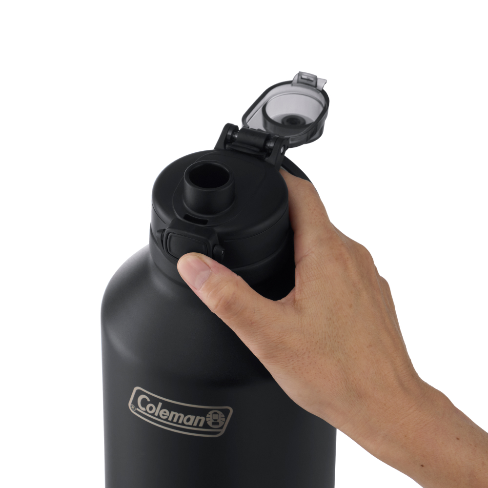 真空断熱スポーツボトル/1.8L（ジェットブラック）