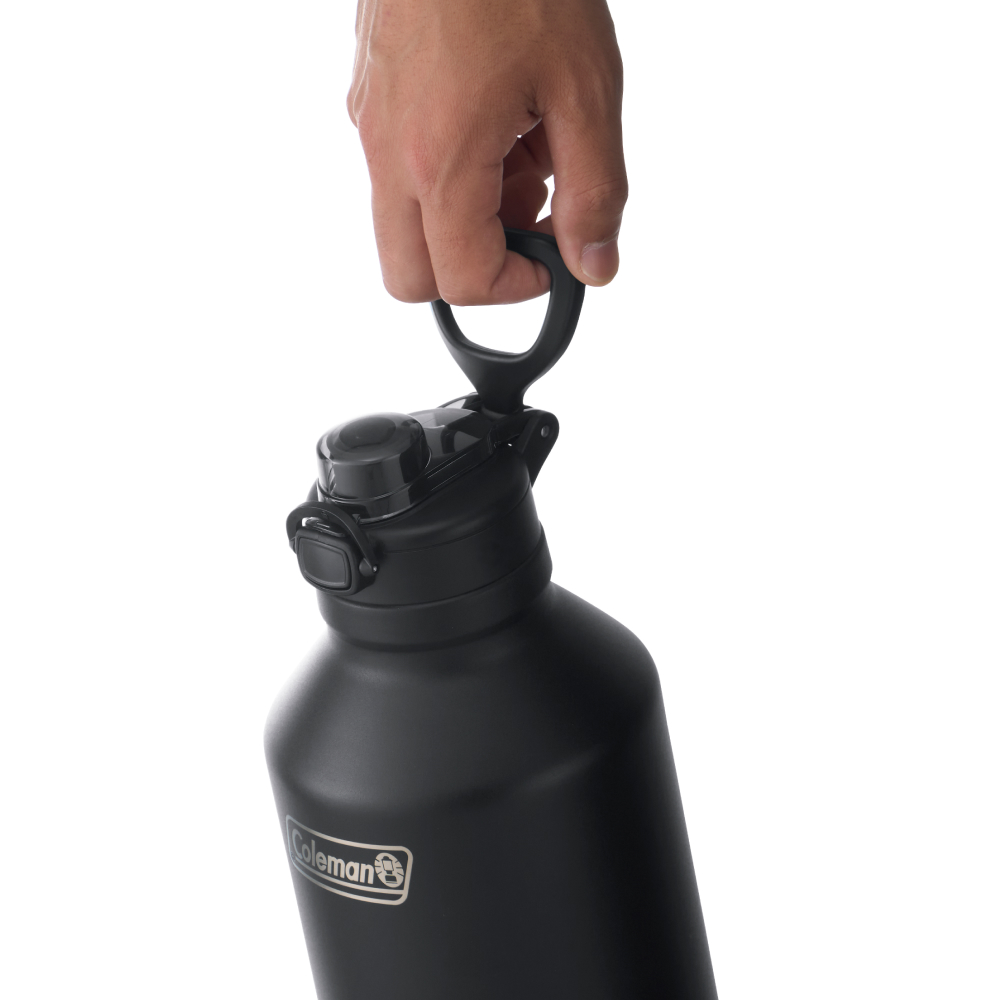 真空断熱スポーツボトル/1.8L（ジェットブラック）