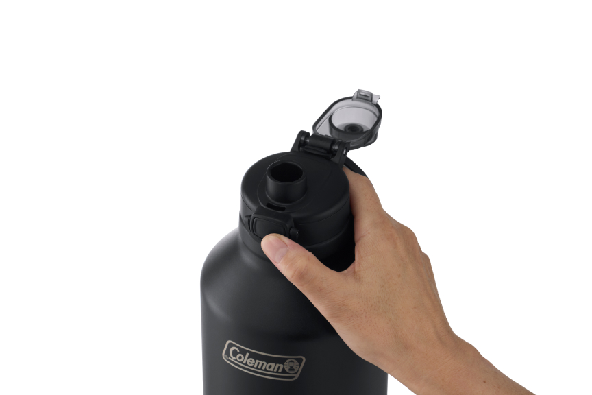 真空断熱スポーツボトル/1.8L（ジェットブラック）