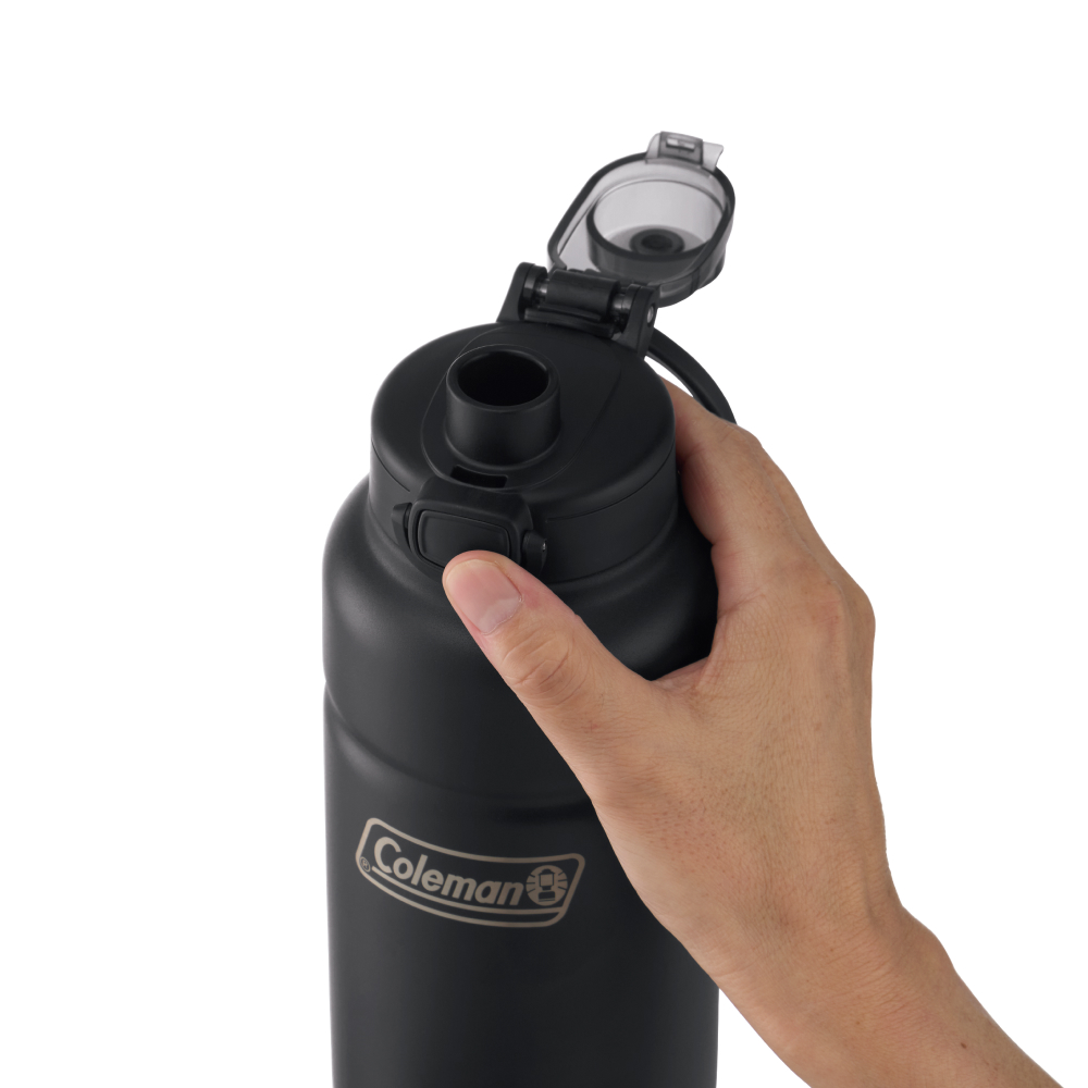 真空断熱スポーツボトル/1.1L（ジェットブラック）