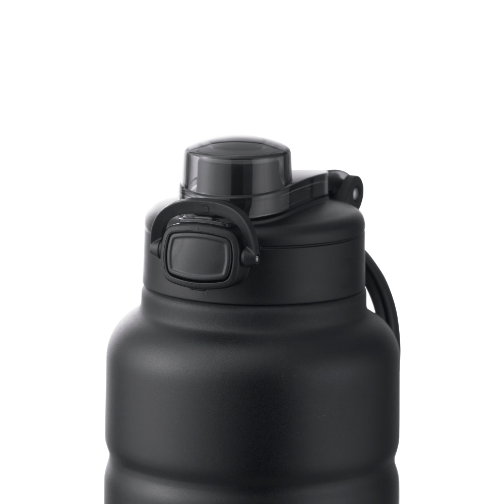 真空断熱スポーツボトル/1.1L（ジェットブラック）