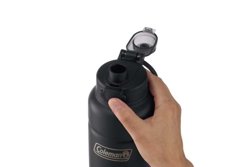 真空断熱スポーツボトル/1.1L（ジェットブラック）