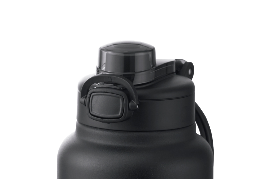 真空断熱スポーツボトル/1.1L（ジェットブラック）