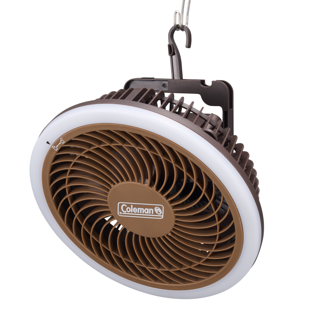 アウトドアマルチライトファン（ブラウン）