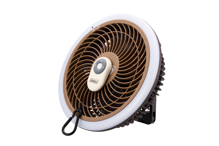 アウトドアマルチライトファン（ブラウン）