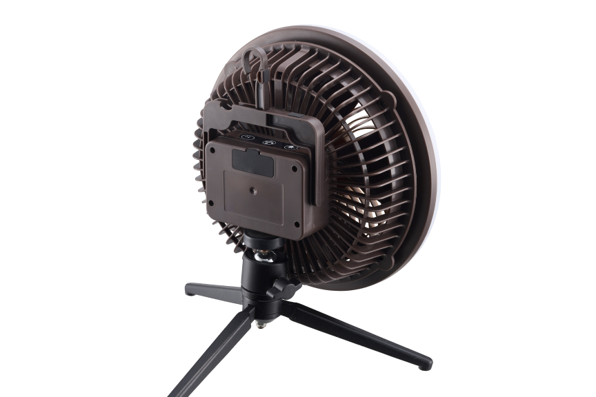 アウトドアマルチライトファン（ブラウン）