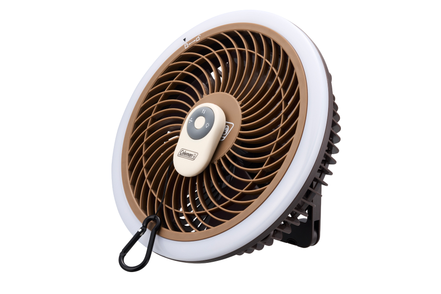 アウトドアマルチライトファン（ブラウン）