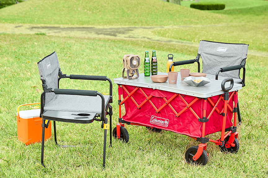 アウトドアワゴンテーブル