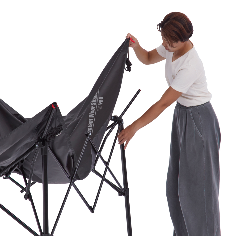 インスタントバイザーシェードⅣレクタ DR（ジェットブラック）