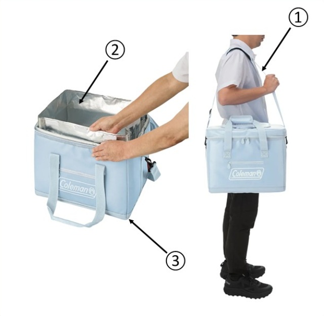 ①アルティメイトアイスクーラーⅡ/15L（アイス）用ベルト