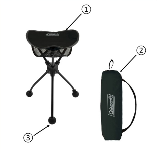 ③スツール360用エンドキャップ