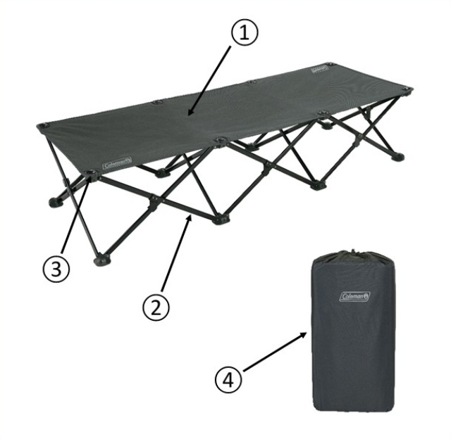 ③ベンチコット（ジェットブラック）シート取付用スクリュー