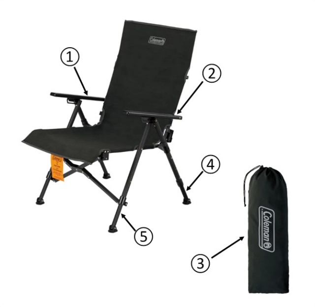 ③レイチェアNX18（ジェットブラック）用収納ケース