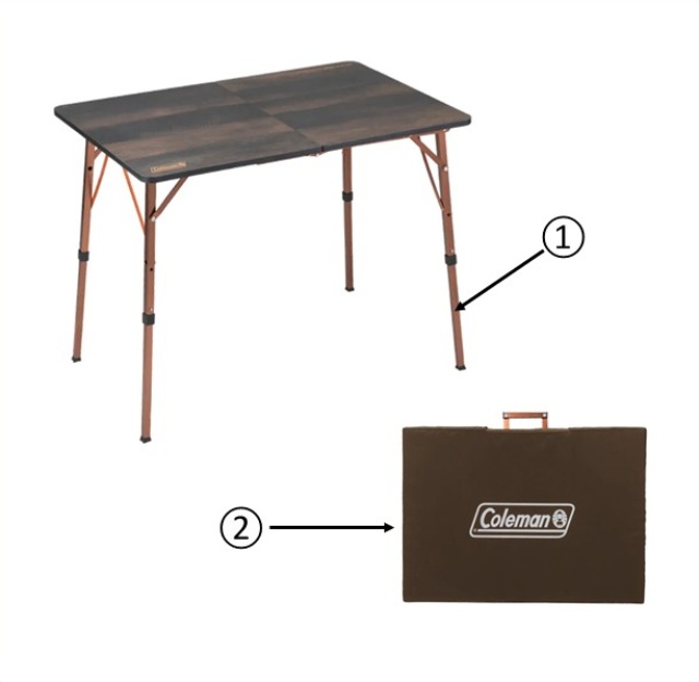 ①バタフライテーブルNX/90/120用脚部フレーム