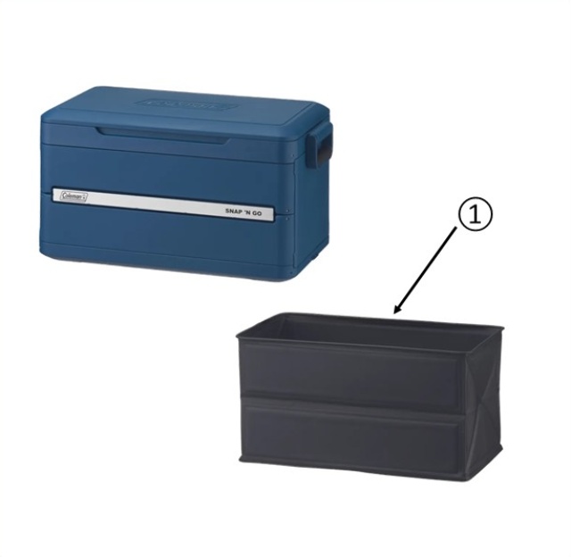 ①スナップアンドゴークーラー/35QT（サファイア）用ライナー