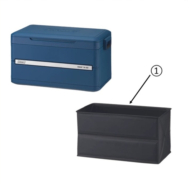 ①スナップアンドゴークーラー/55QT（サファイア）用ライナー