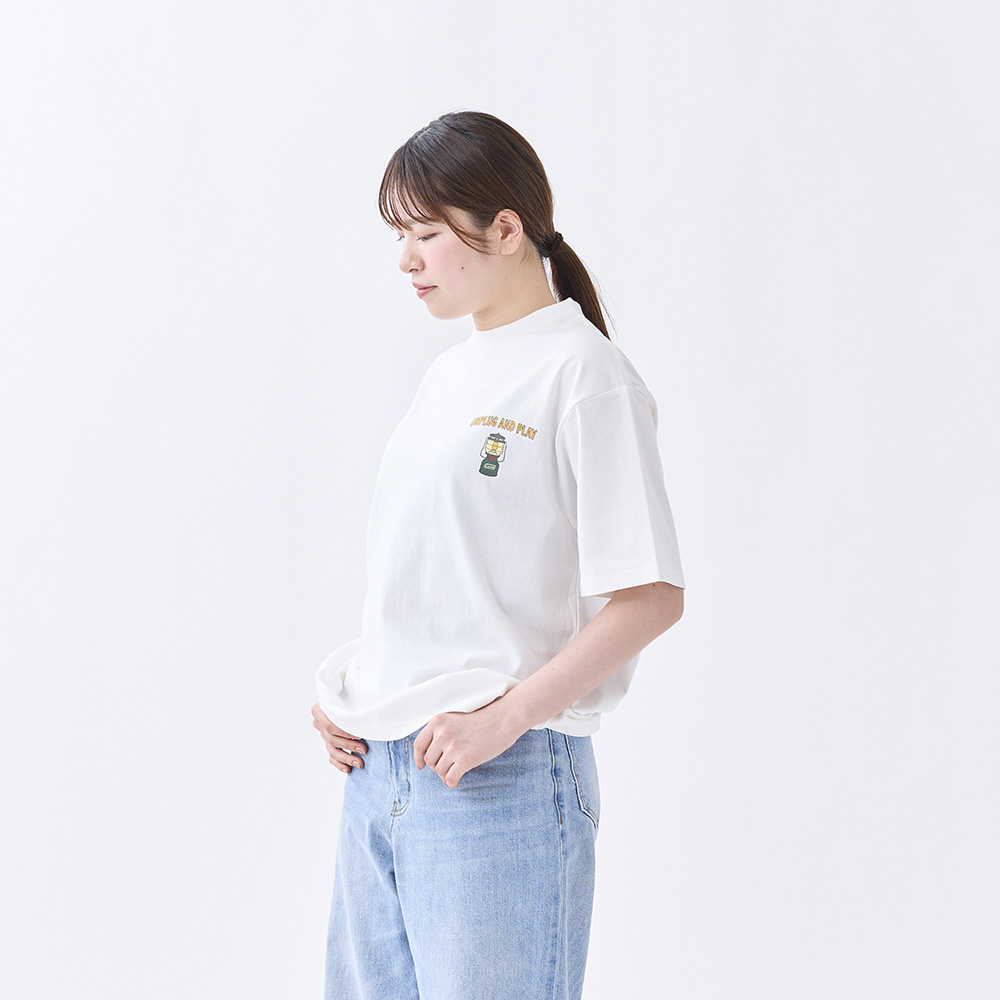 Tシャツ ギアプリント（ホワイト）