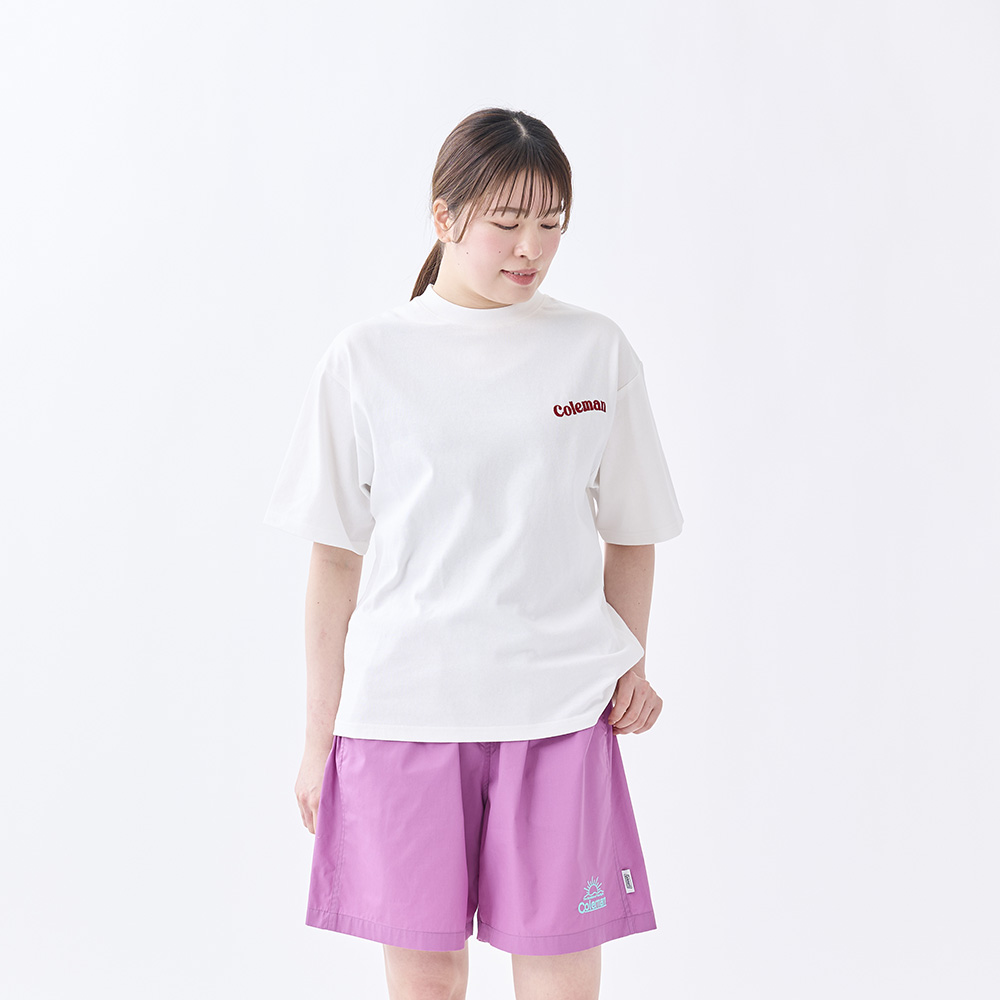 Tシャツ キャンププリント（ホワイト）