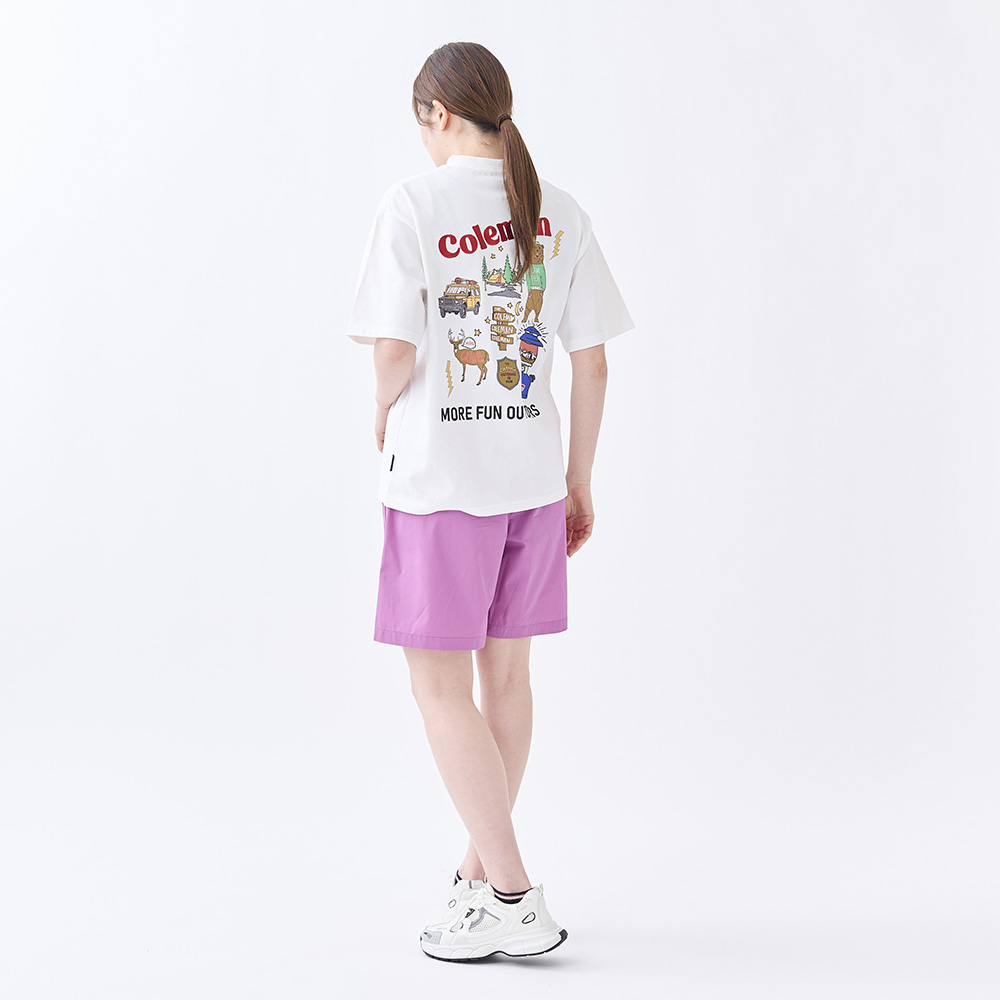 Tシャツ キャンププリント（ホワイト）