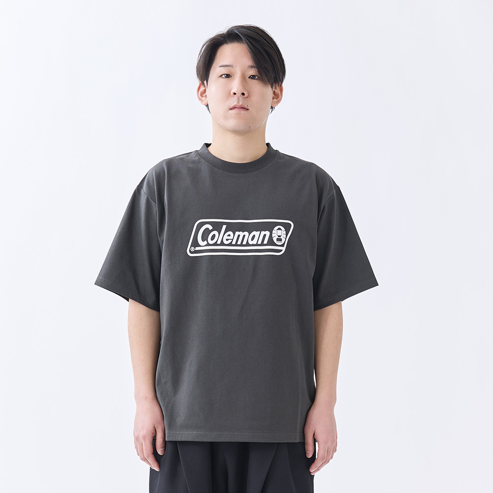 Tシャツ ロゴ（チャコールグレー）