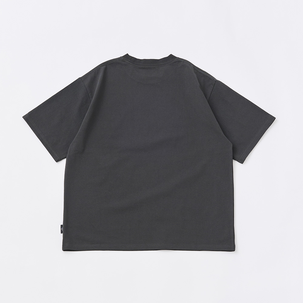 Tシャツ ロゴ（チャコールグレー）