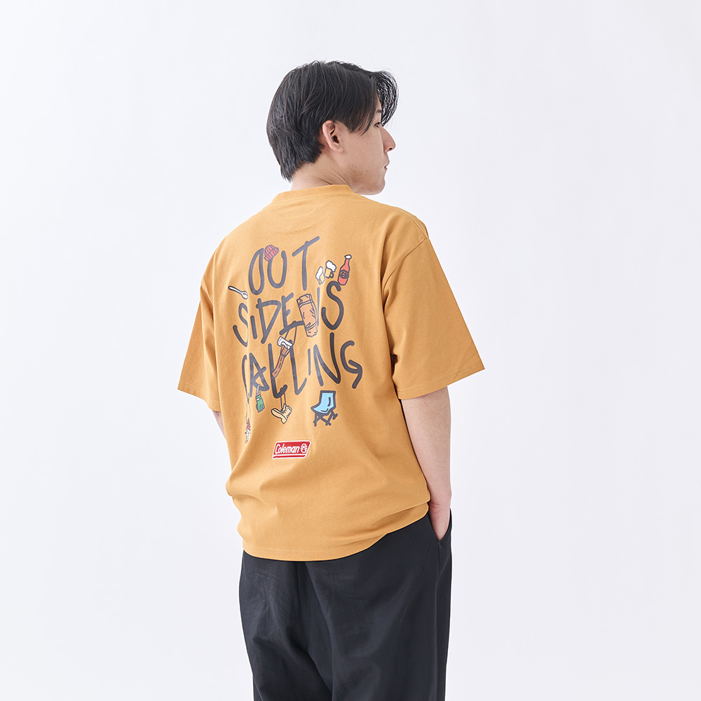 Tシャツ アウトサイドイズコーリング（ベージュ）