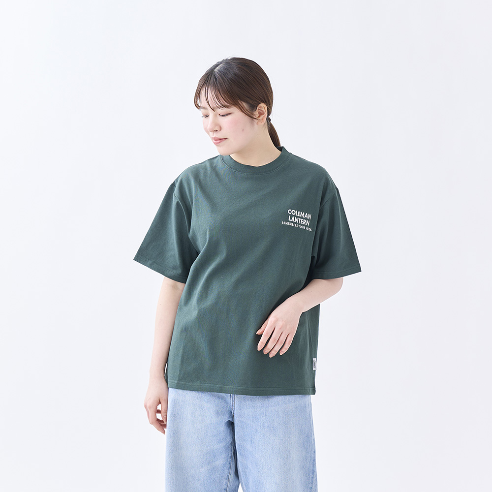 Tシャツ ポップアートプリント（グリーン）