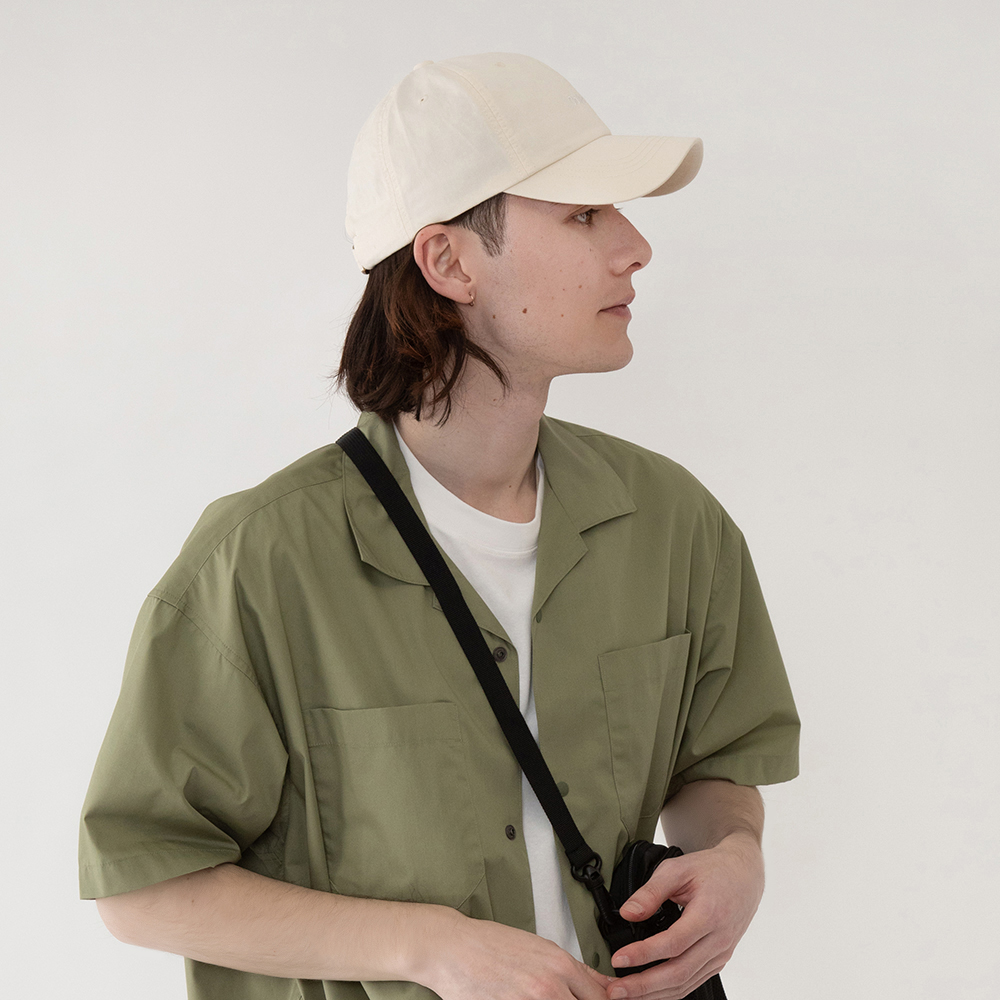 ツイルキャップ（アイボリー）