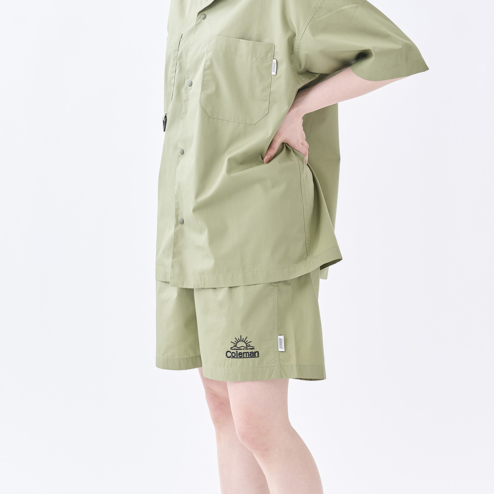 ゼロテックス サンシャインロゴショーツ（カーキ）