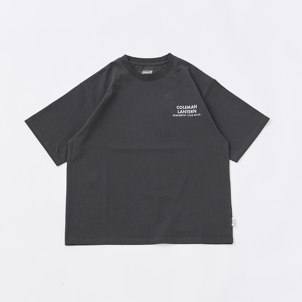 Tシャツ ポップアートプリント（チャコールグレー）