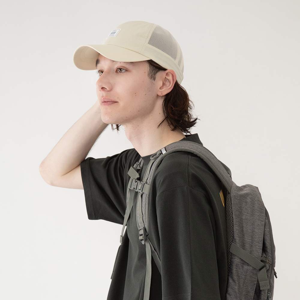 メッシュキャップ（アイボリー）