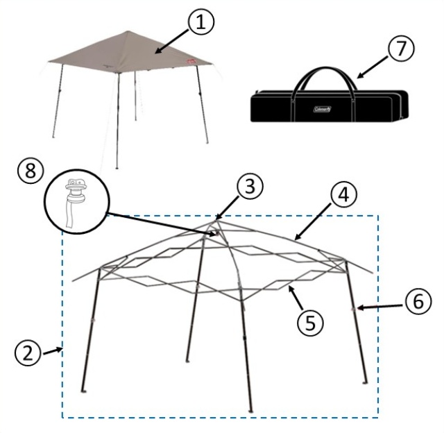 ①インスタントバイザーシェードⅣ/M（グレージュ）用シェードスキン