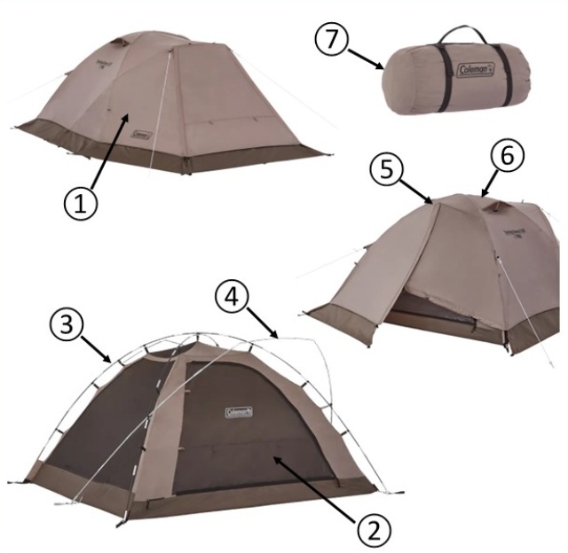 ⑦ツーリングドーム/LDX用収納ケース