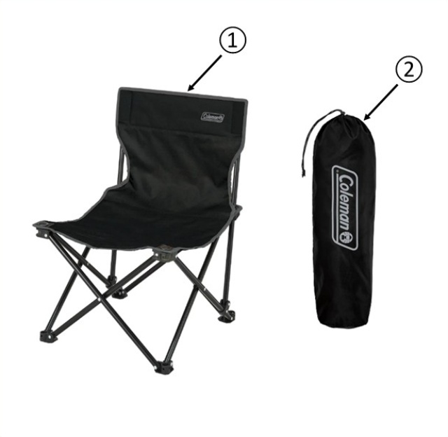 ①ファンチェア（ジェットブラック）用シート