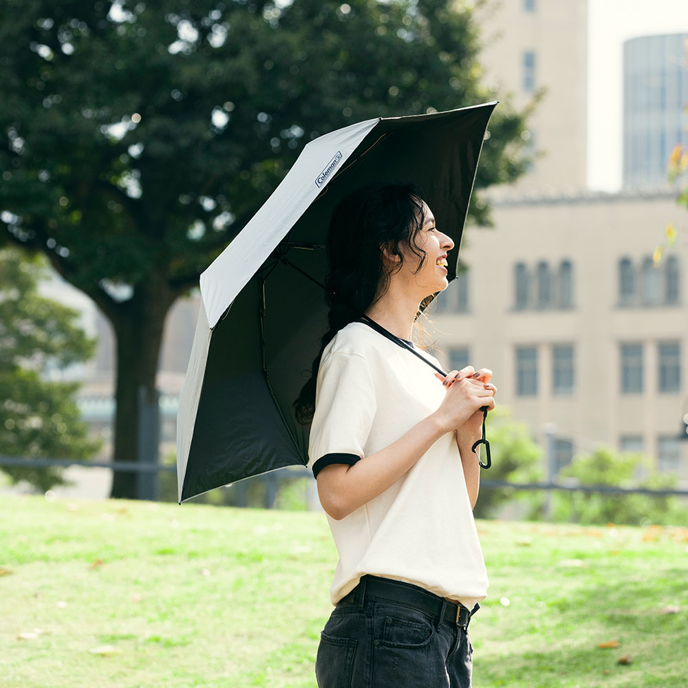 【母の日おすすめ通常配送】ギフトボックス入り晴雨兼用日傘モバイルシェード 55DR ライト（アイスグレー）