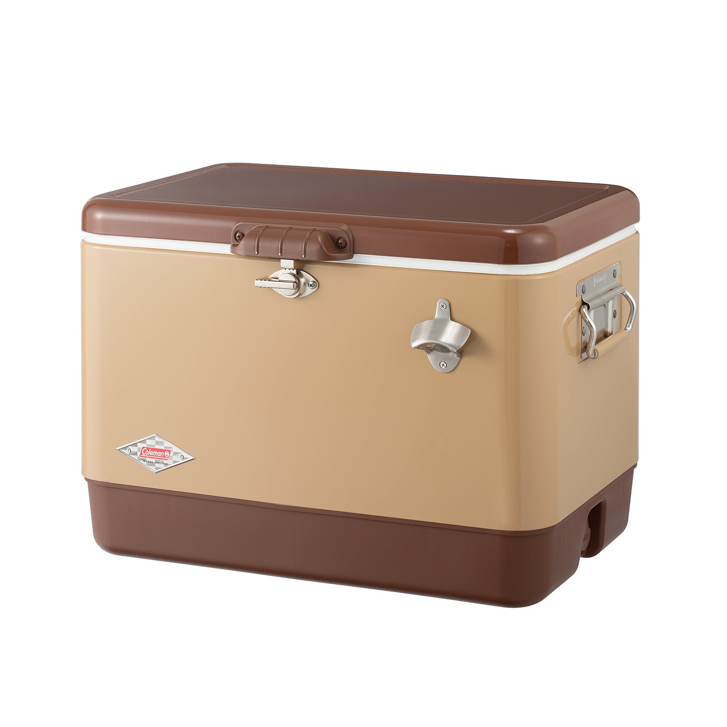 54QT スチールベルト(R) クーラー（バターナッツ） | アウトドア用品 ...