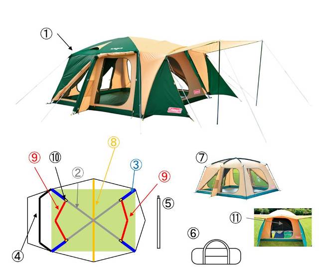 コールマン テント Max Wide Dome /420-