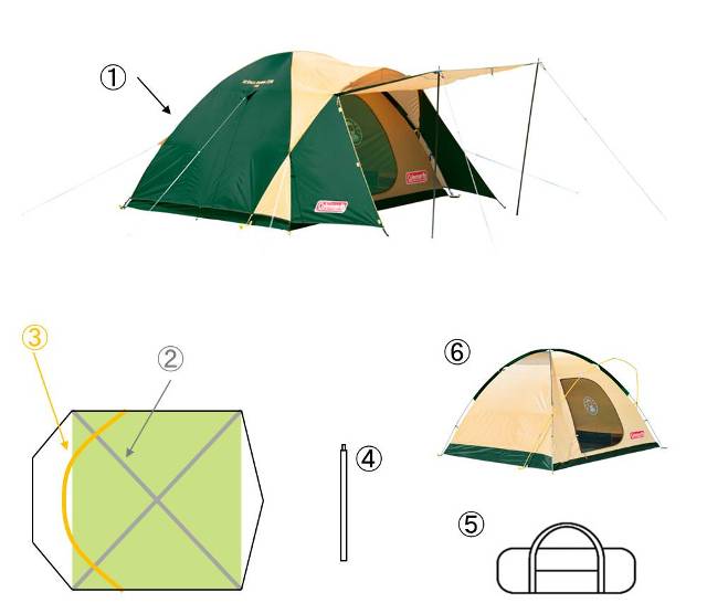 BCクロスドーム/270用インナーテントの通販｜キャンプ用品のコールマン 