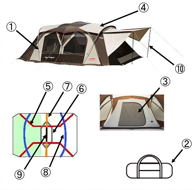 コールマン ウェザーマスターワイド2ルーム コクーン2 | www