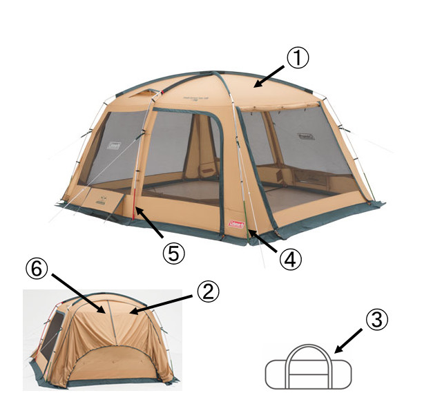 Coleman タフスクリーンタープ/400 Tough Screen-