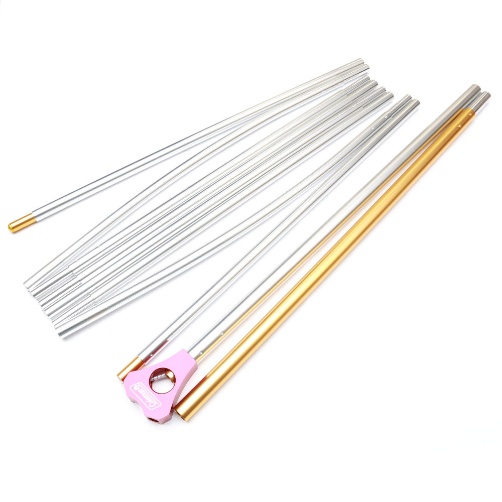 4S ワイド 2ルーム カーブ用ミドルポール（シルバー/ゴールド）1本