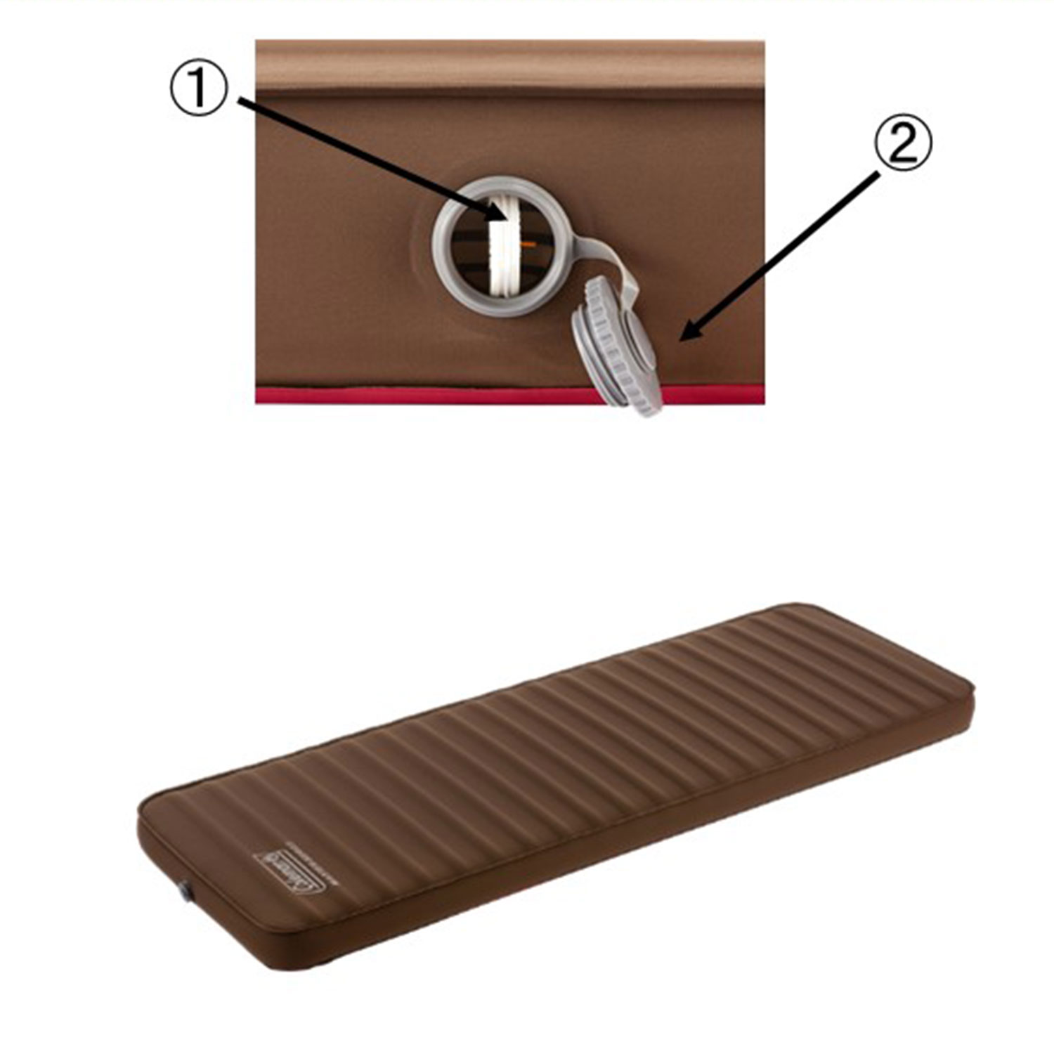 キャンパーインフレーターマットハイピーク用バルブの通販｜キャンプ  